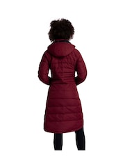 Trespass Female Red Bitsy Down Jacket - Image 3 of 7