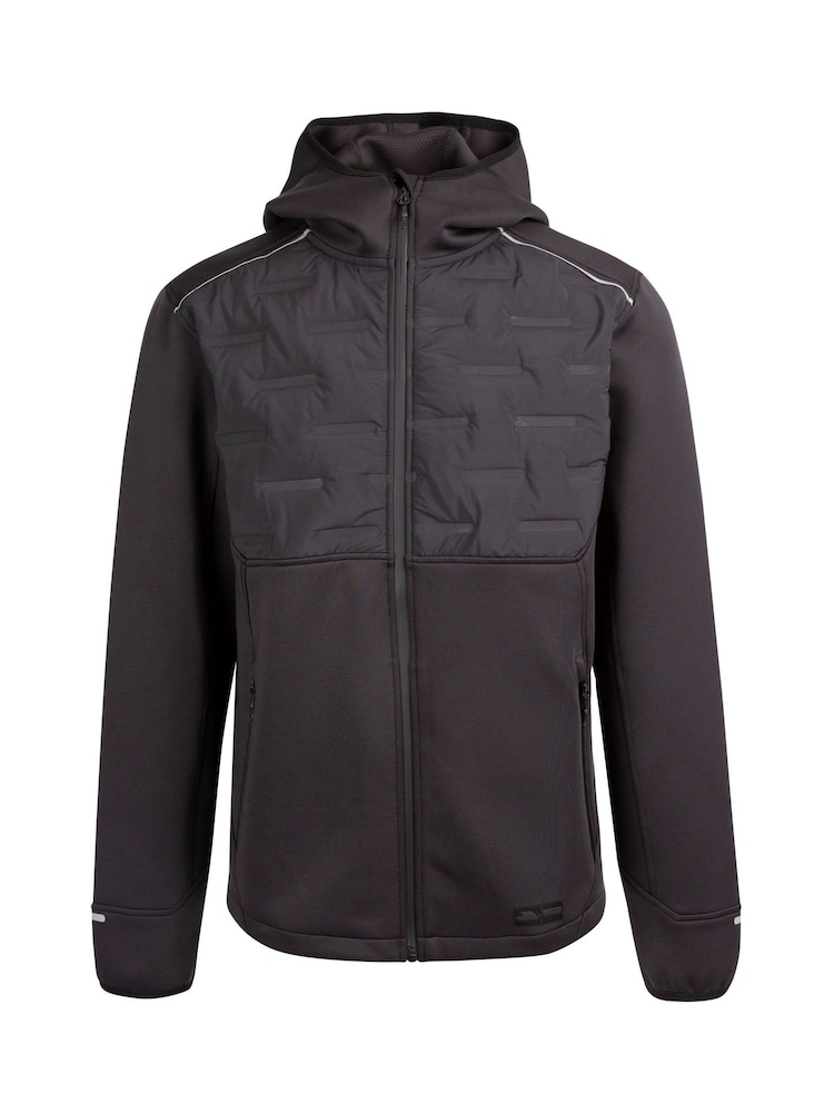 Trespass Mens Bolfort Active Hybrid Black Jacket - Image 2 of 3