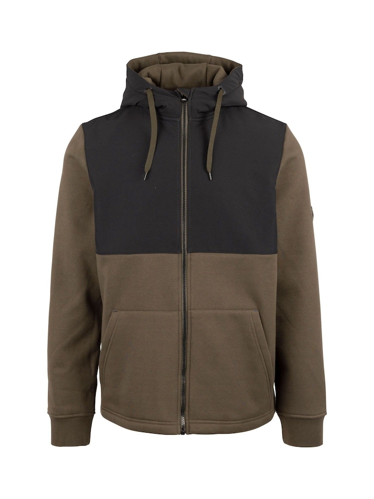 Trespass Mens Green Critch Casual Hoodie - Image 1 of 2