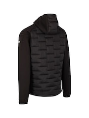 Trespass Mens Black Heber Hybrid Hoodie - Image 2 of 2