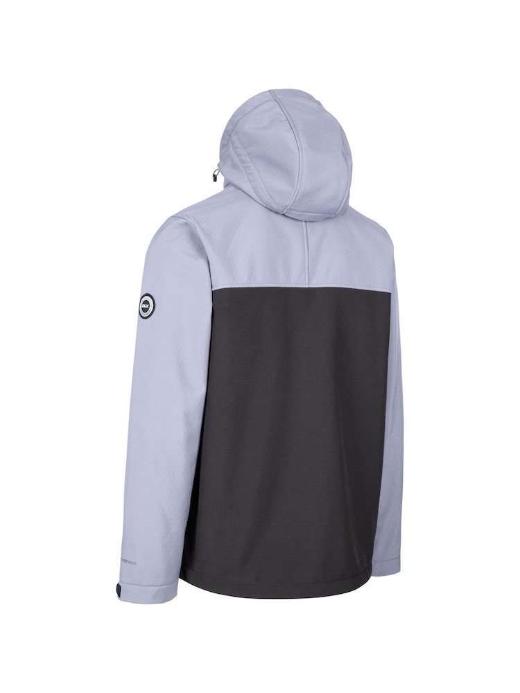 DLX Grey Mens Grey Moyler Softshell Jacket - Image 2 of 2