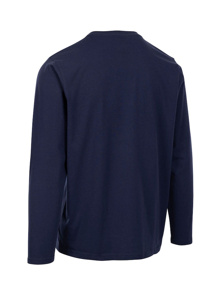 Trespass Mens Blue Flinder Casual T-Shirt - Bild 2 von 2