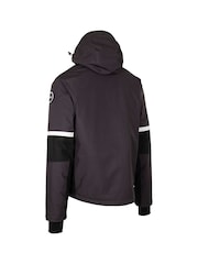 DLX Grey Mens Grey Mackle Ski Jacket - Image 2 of 2