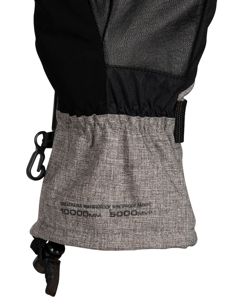 DLX Black Female Sengla DLX Ski Black Gloves - Image 2 of 2