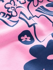 Pink/Animal Sweatshirt and Ribbed Flare Set (3-16yrs) - Image 9 of 9
