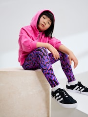 Pink and Blue Animal Hoodie and Sport Leggings Set (3-16yrs) - Image 3 of 8