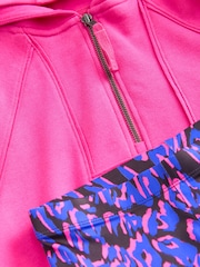 Pink and Blue Animal Hoodie and Sport Leggings Set (3-16yrs) - Image 7 of 8