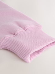 Pink Slogan Sweatshirt And Wide Leg Joggers Set (3-16yrs) - Image 7 of 8