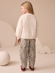 Ecru/Pink Unicorn Applique Sweatshirt (3-16yrs) - Image 3 of 7