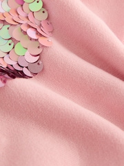 Pink Sequin Heart Sweatshirt (3-16yrs) - Image 7 of 8