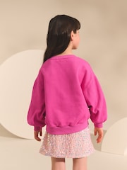Bright Pink Sequin Star Sweatshirt (3-16yrs) - Image 3 of 8