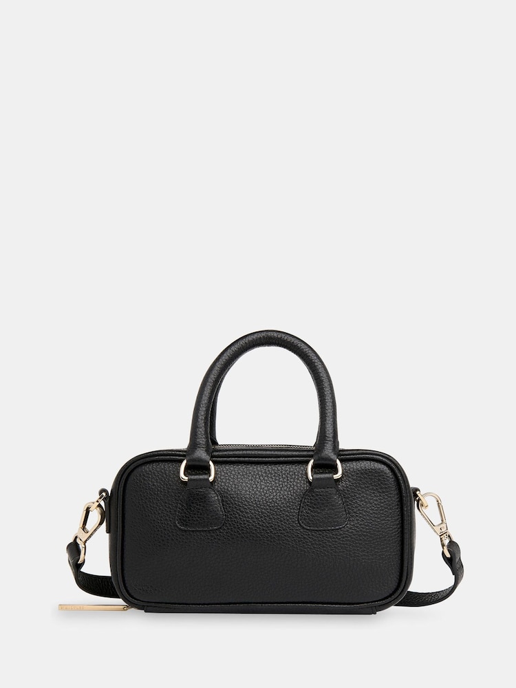 Whistles Black Lois Bowling Crossbody Bag - Image 1 of 5