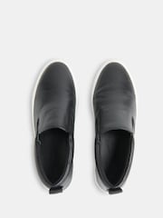 Whistles Black Kinsley Slip On Trainers - Image 3 of 4
