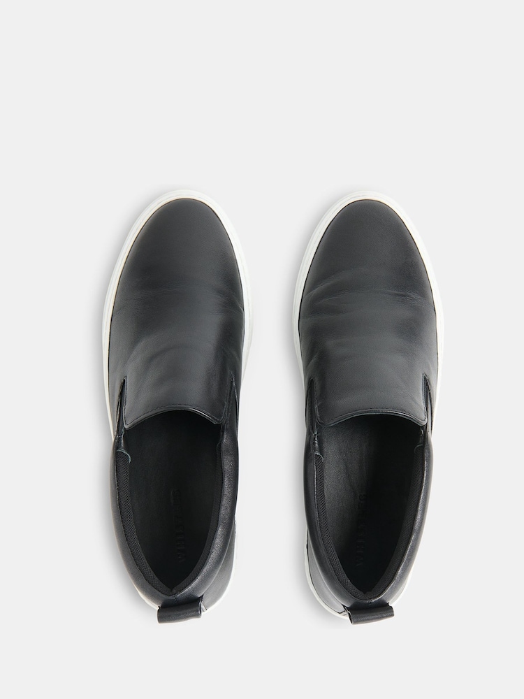 Whistles Black Kinsley Slip On Trainers - Image 3 of 4