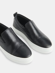 Whistles Black Kinsley Slip On Trainers - Image 4 of 4