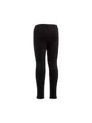 Trespass Child Fuzzy Sherpa Lined Black Leggings - Image 2 of 2