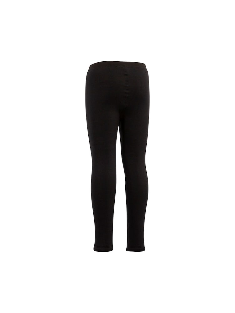 Trespass Child Fuzzy Sherpa Lined Black Leggings - Image 2 of 2