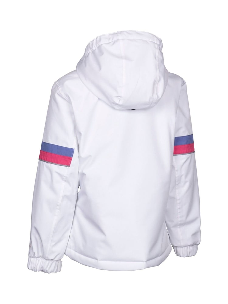 Chaqueta de esquí para niños en blanco Kharli de Trespass - Imagen 2 de 2 Chaqueta de esquí para niños en blanco Kharli de Trespass - Imagen 2 de 2