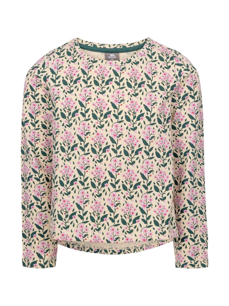 Trespass Cream Rosslyn Long Sleeve Top - Image 1 of 2 Trespass Cream Rosslyn Long Sleeve Top - Image 1 of 2