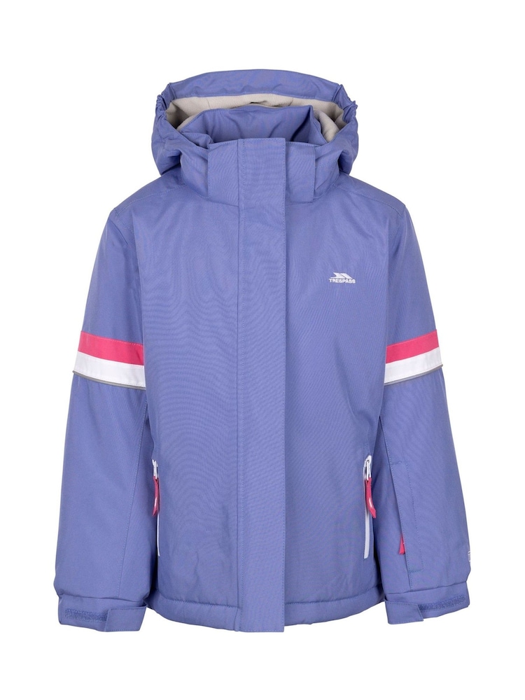 Trespass Kids Blue Kharli Ski Jacket - Image 1 of 2