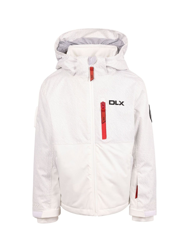 DLX Kids Keeya Ski White Jacket - صورة 1 من 2