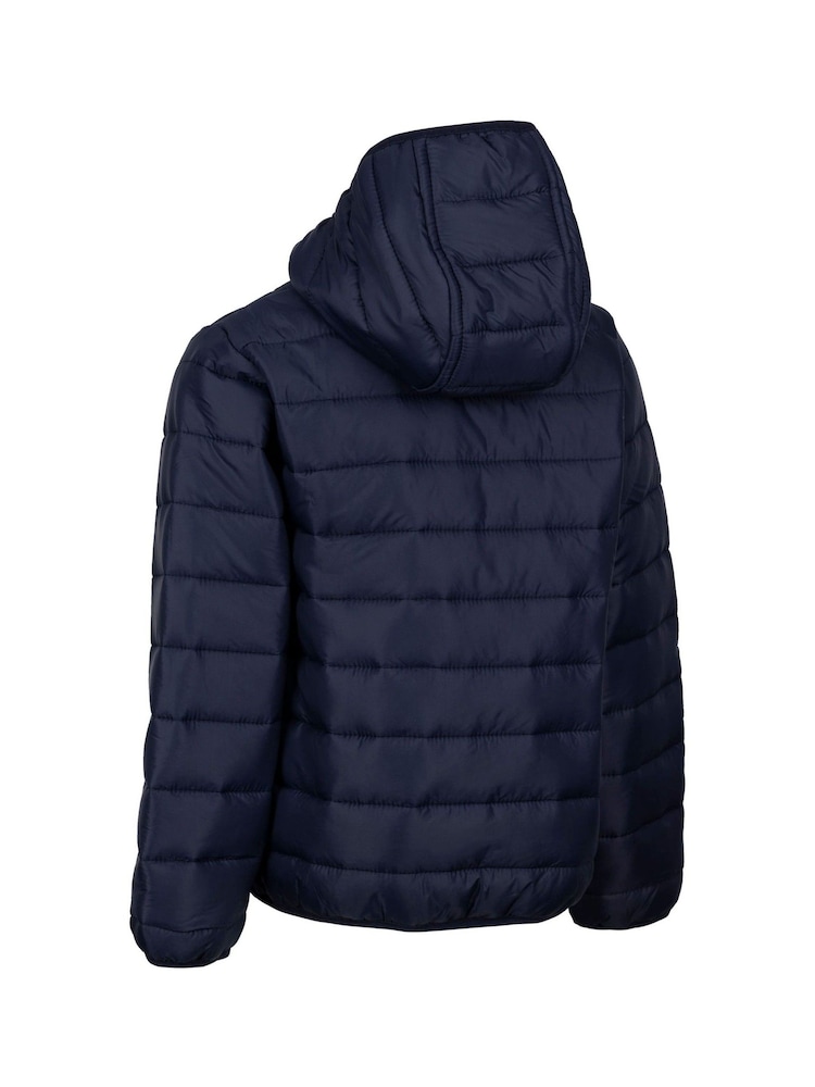 Trespass Kids Blue Kelmarsh Padded Jacket - Image 2 of 2 Trespass Kids Blue Kelmarsh Padded Jacket - Image 2 of 2