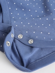 Navy Long Sleeve Baby Bodysuits 5 Pack - Image 12 of 13