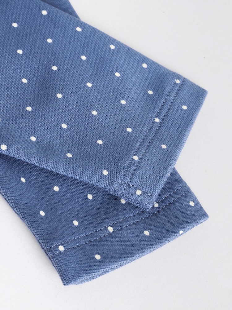 Navy Long Sleeve Baby Bodysuits 5 Pack - Image 13 of 13