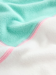 Cream/Pink Colourblock Print Zip-Up Fleece Jacket (3-16yrs) - Image 10 of 11