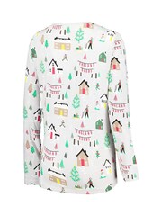 Fanatics Womens Grey England Rugby Winter Wonderland 100% Cotton Pyjamas - Image 3 of 3