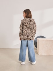 Neutral Animal Zip Through Hoodie (3-16yrs) - Image 3 of 6