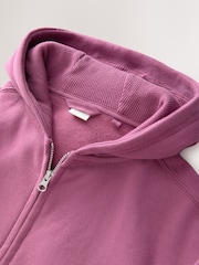 Berry Pink Zip Through Hoodie (3-16yrs) - Image 6 of 7