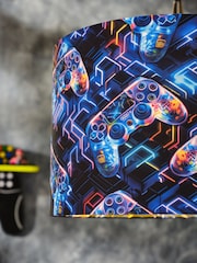 Blue Gamer Easy Fit Lamp Shade - Image 3 of 5