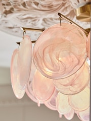 Pink Claremont Flush Ceiling Light - Image 3 of 4