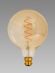 4W LED ES Retro Spiral Globe 125mm Light Bulb - Image 1 of 2