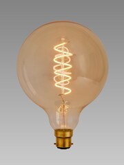 4W LED ES Retro Spiral Globe 125mm Light Bulb - Image 2 of 2