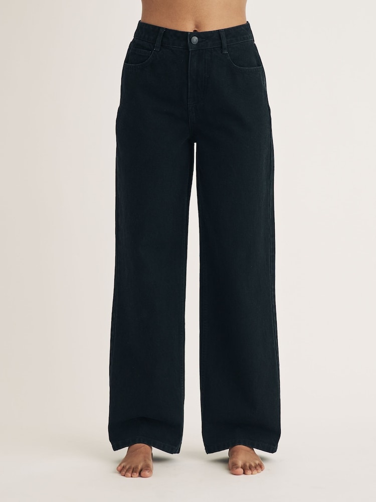 Nobodys Child Black Wide Leg Jean - Regular - Image 1 of 4