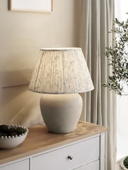 Grey Lydford Table Lamp Base - Image 2 of 5