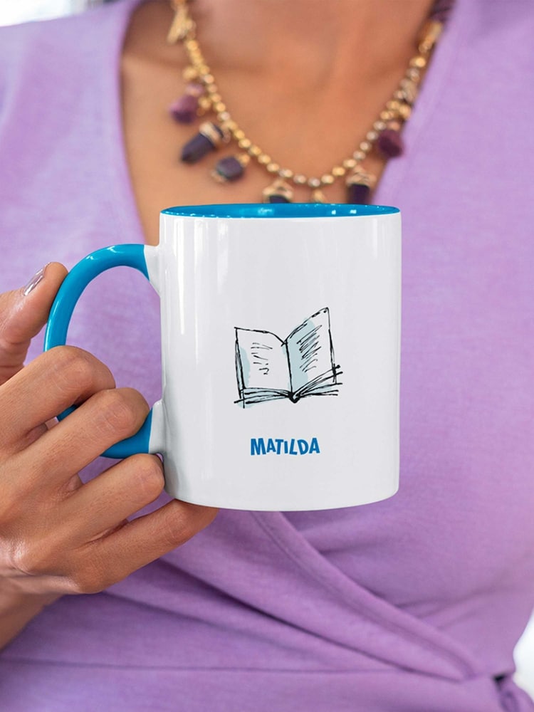 Matilda, Roald Dahl Personalised Coloured Mug by Star Editions - Image 2 of 4