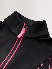 Multi Pink Heart Sports Zip Through Jacket (3-16yrs) - Image 4 of 4