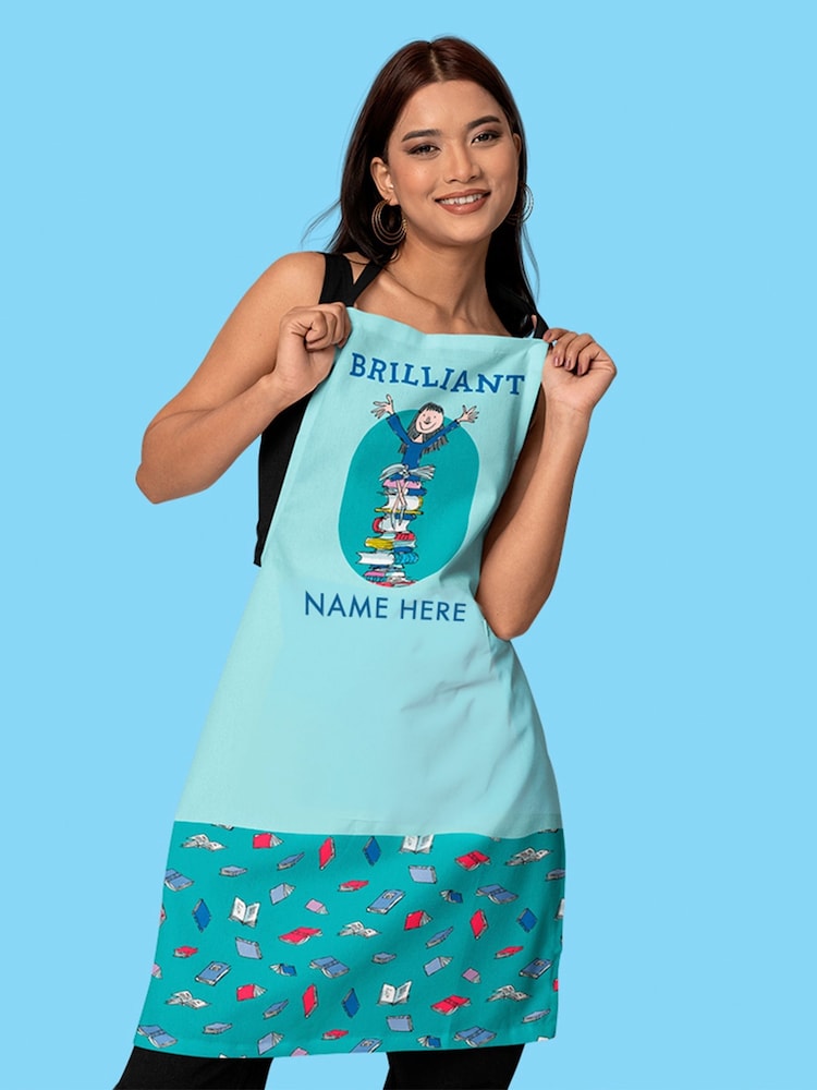Star Editions 100% Cotton Matilda, Roald Dahl Personalised Apron - Image 1 of 4