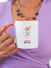 Fantastic Mr Fox, Roald Dahl Personalised Coloured Mug by Star Editions - Image 2 of 4