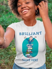 Star Editions 100% Cotton Matilda Roald Dahl Personalised T-Shirt - Image 3 of 4