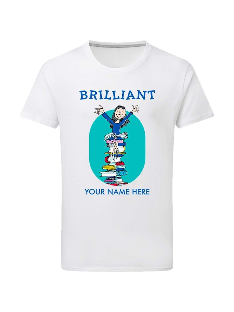 Star Editions 100% Cotton Matilda Roald Dahl Personalised T-Shirt - Image 4 of 4