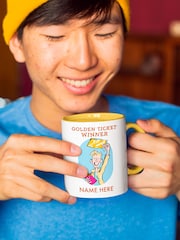 Charlie and the Golden Ticket, Roald Dahl Personalised Coloured Mug by Star Editions - Image 3 of 4