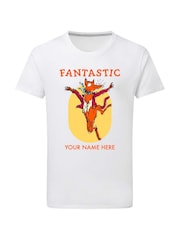 Star Editions 100% Cotton Fantastic Mr Fox Roald Dahl Personalised T-Shirt - Image 4 of 4