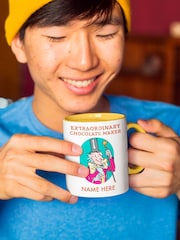 Willy Wonka, Roald Dahl Personalised Coloured Mug by Star Editions - Image 3 of 4
