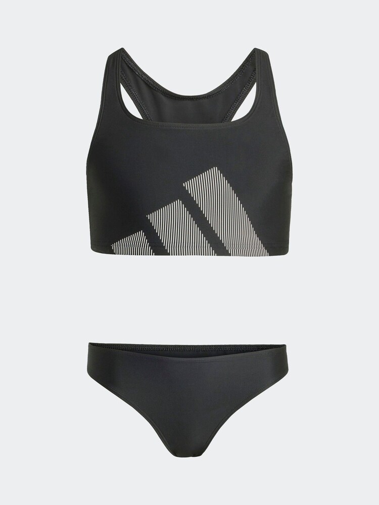 adidas Black Kids Big Logo C-back Bra & knicker Sets - Image 1 of 8