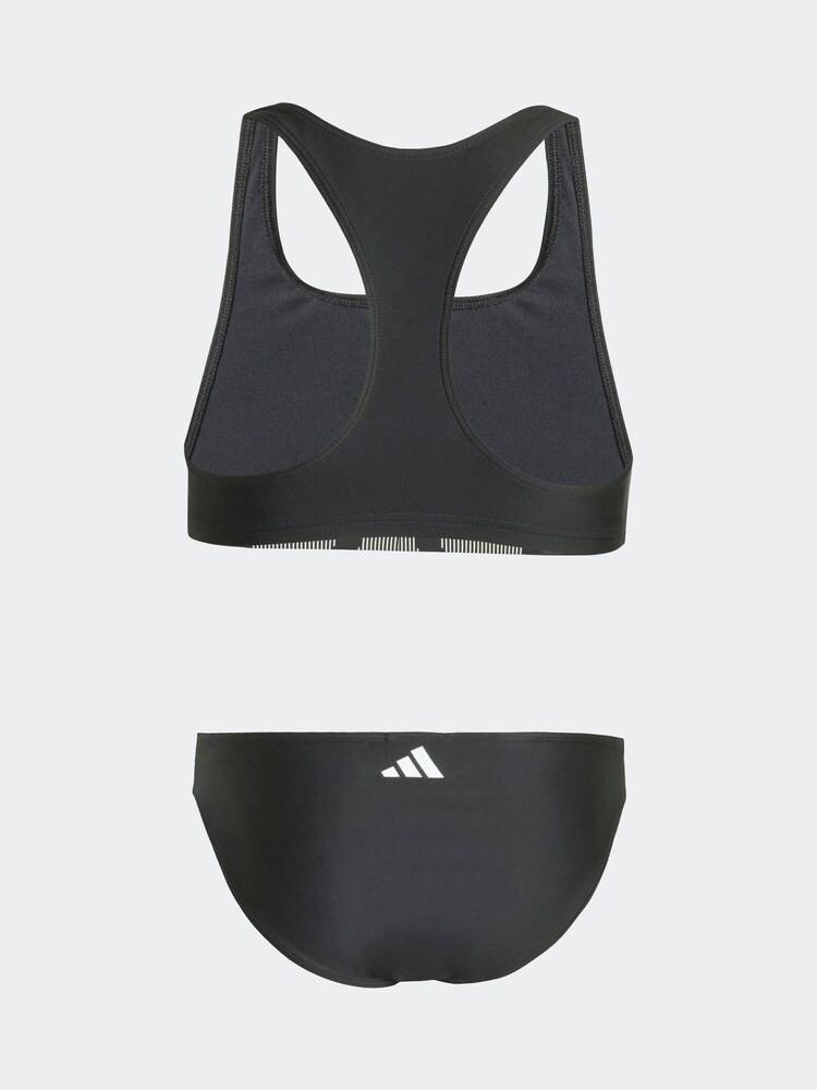 adidas Black Kids Big Logo C-back Bra & knicker Sets - Image 2 of 8