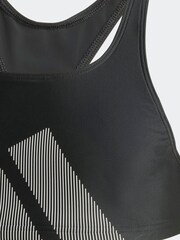 adidas Black Kids Big Logo C-back Bra & knicker Sets - Image 6 of 8